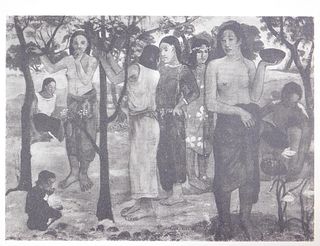 Paul Gauguin:  Group de Tahitiens