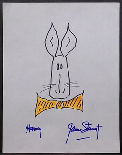 James Stewart, Attributed/Manner of: Signed Harvey Doodle