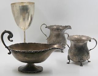 STERLING. Miscellaneous Hollow Ware Grouping.