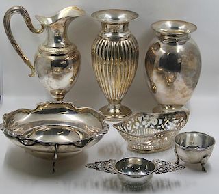 STERLING. Miscellaneous Grouping of Silver Items.