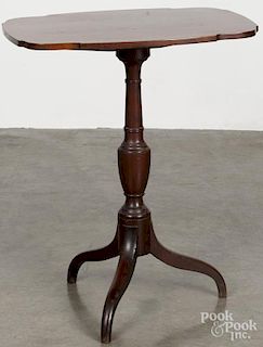 Federal mahogany candlestand, early 19th c., 28'' h., 23'' w., 17 1/2'' d.