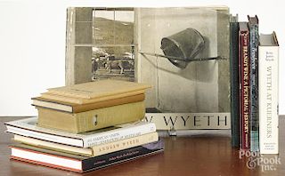 Books related to the Wyeth family, together with other books of local Chester County, Pennsylvania