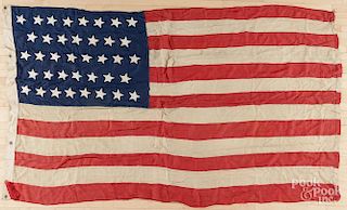 S. Weil, thirty-eight star American flag, 70'' x 114''.