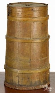Bentwood butter churn, 19th c., 19 3/4'' h.