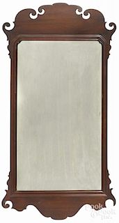 Chippendale mahogany looking glass, late 18th c., 43'' h.
