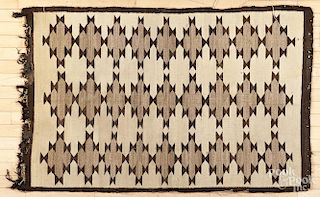 Navajo weaving, ca. 1900, 58'' x 37''.