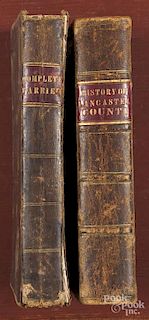 Leather bound History of Lancaster County, by Daniel Rupp, 1844