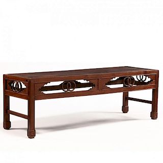 Chinese Low Table with Double Coin