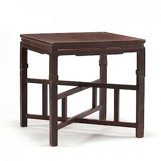Chinese Carved Campaign Table