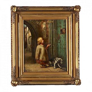 Jan Stobbaerts (Belgian, 1838-1914), The Young Beggar