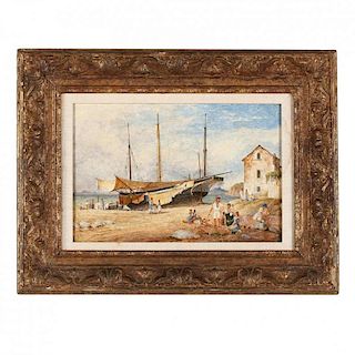 Edward William Cooke (English, 1811-1880), The Beach of Sorrento