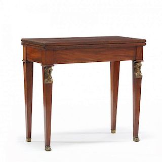 French Neoclassical Game Table
