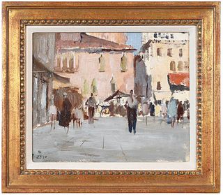 Edward Seago Painting, Venice