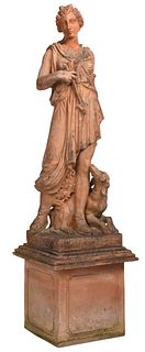 Life Sized Terra Cotta Statue of Artemis