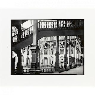 Walker Evans (1903-1975), Porch and External Stairwell of Grand Hotel, Saratoga Springs, New York