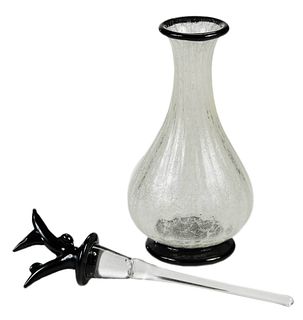 Rare Ercole Barovier Primavera Glass Perfume Bottle