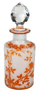 Baccarat Cameo Glass Perfume Bottle
