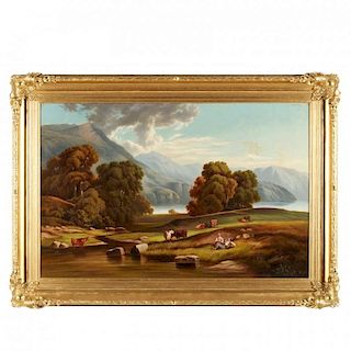American School (19th century), French Broad River Landscape