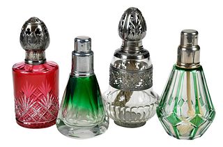 Four French Glass Burner Diffusers