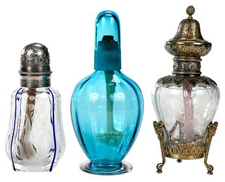 Three French Glass Burner Diffusers