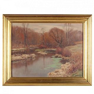 Frank A. Barney (NY, 1862-1954), Spring Landscape
