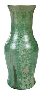 Rare Large Form Crystalline Pisgah Forest Pottery Vase