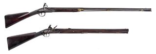 Two 19th Century Flint Lock Rifles