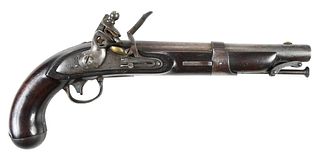 Simeon North Model 1826 Flintlock Navy Pistol
