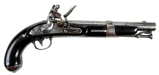 Simeon North Model 1826 Flintlock Navy Pistol