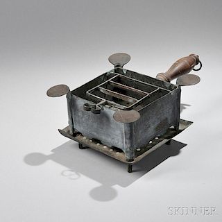 Copper Brazier with Wood Handle