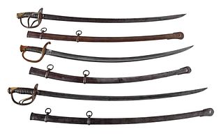 Group of Three 19th Century Swords 