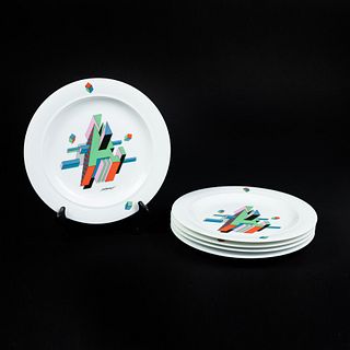 (5) Set of Takenobu Igarashi A-Z Dinner Plates