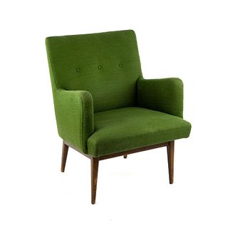 Jens Risom MCM Green Lounge Chair