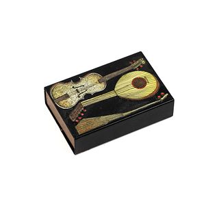 Piero Fornasetti Musical Instrument Cigarette Case
