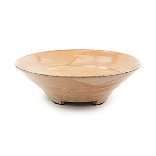 Jeff Oestreich Glazed Ceramic Footed Bowl 