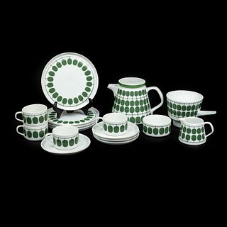 (16) Set of Melitta Oslo Lilo Kantner Ceramic Serveware