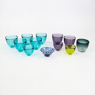 (12) Orrefors Sweden Glassware Incl. Pastillo & Signed