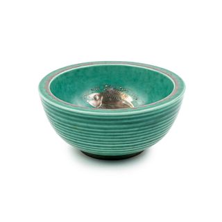 Wilhelm Kage for Gustavsberg Argenta Ceramic Bowl 