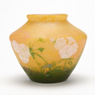 Daum Nancy, Cameo Glass Vase