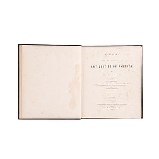Delafield, John. An Inquiry into the Origin of the Antiquities of America. New York: 1839. 5 láminas coloreadas y 4 en negro.