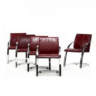 Set of Five Girsberger 9100 Chairs