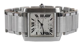 Cartier Tank Francaise Wrist Watch