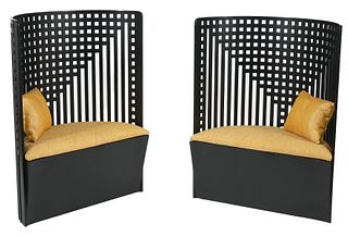 2 Charles Rennie Macintosh Style 'Willow' Chairs