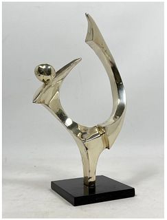 Bronze Sculpture with a Silver Overlay by Kieff Grediaga #4/10