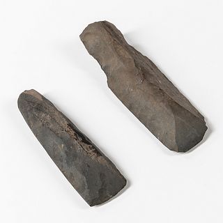 Two Marquesas Islands Stone Adze Blades