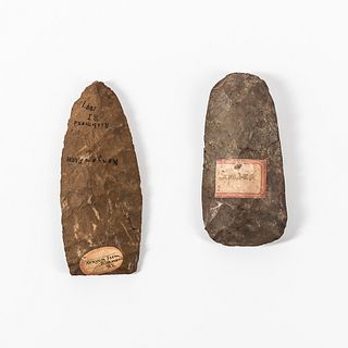 Two Prehistoric Stone Blades