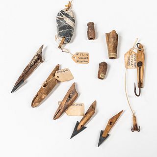Collection of Eskimo Hunting Artifacts