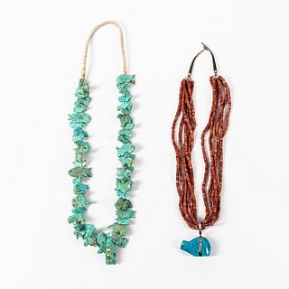 Two Southwest Turquoise Necklaces