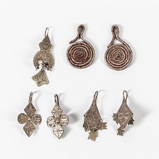Three Pair of Berber Earrings