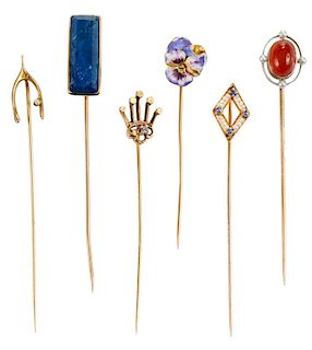 Forty-Four Vintage Stickpins